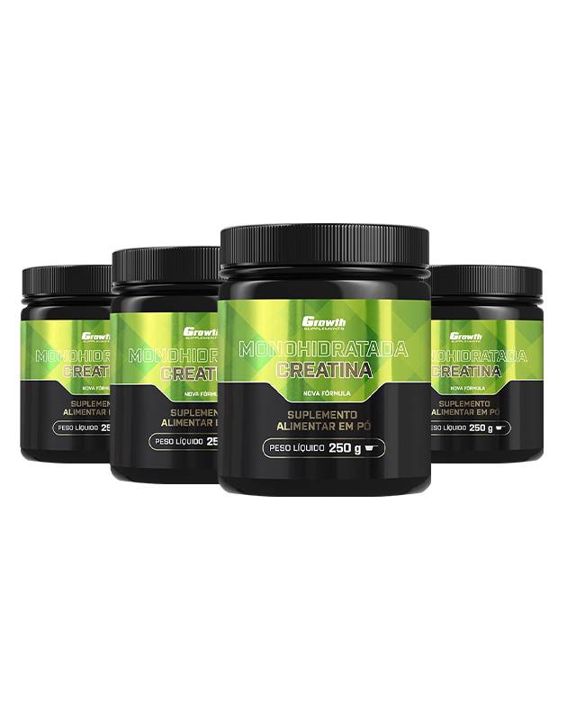 Kit Creatina Monohidratada 1kg